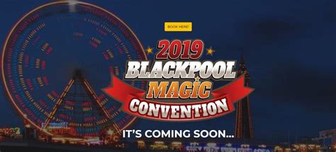 Blackpool magic convention 2022 calendar